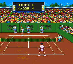 International Tennis Tour screenshot 5 for Super Nintendo